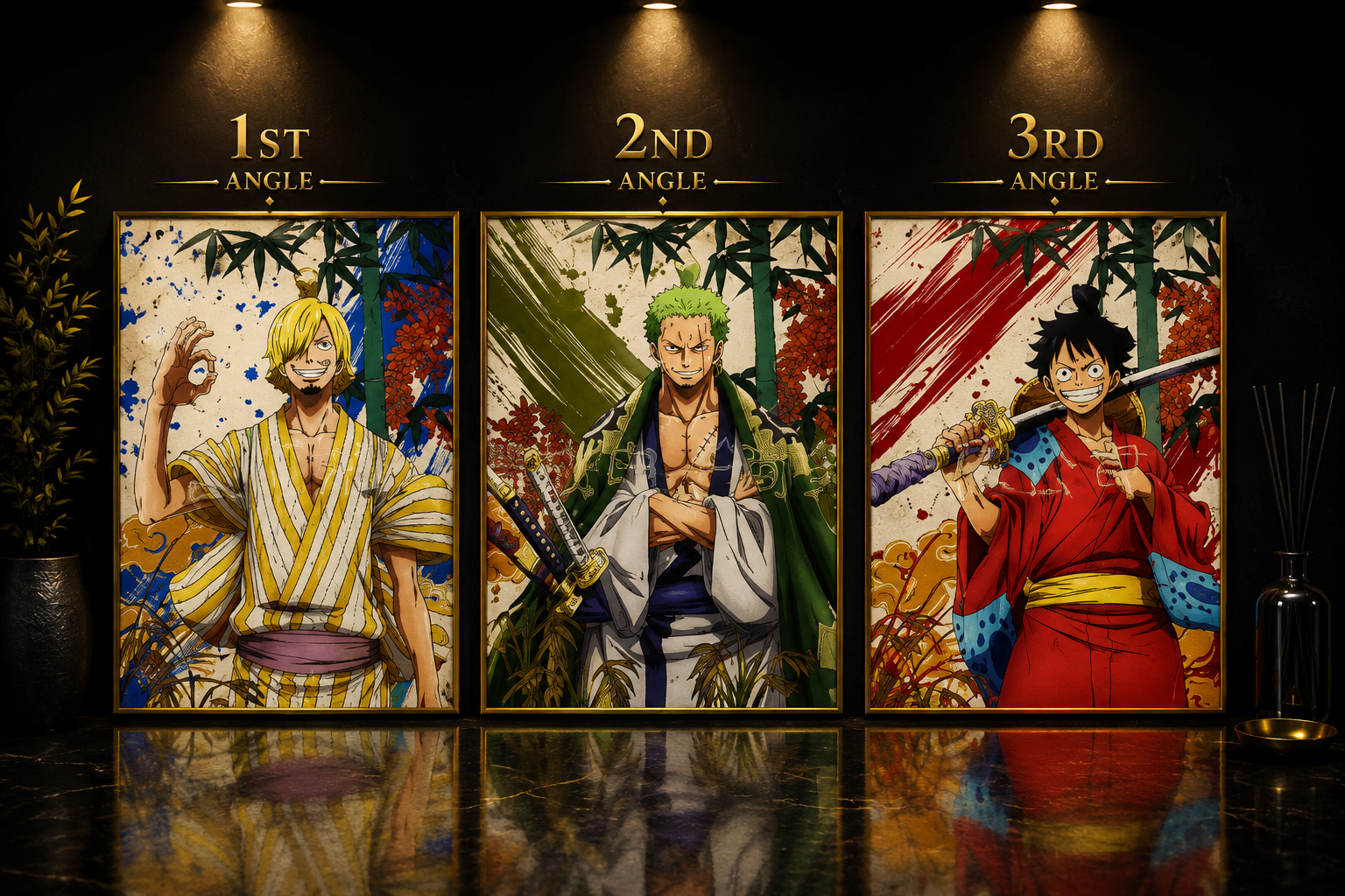 One Piece 3-Angle Lenticular Poster