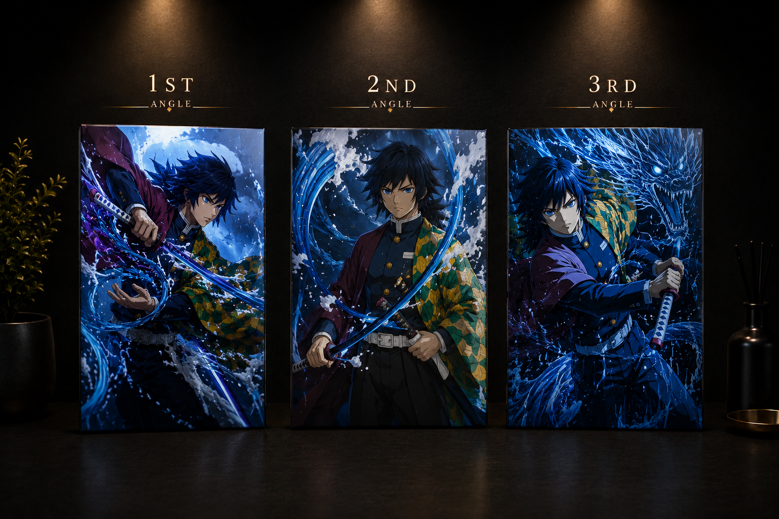 Demon Slayer 3-Angle Lenticular Poster