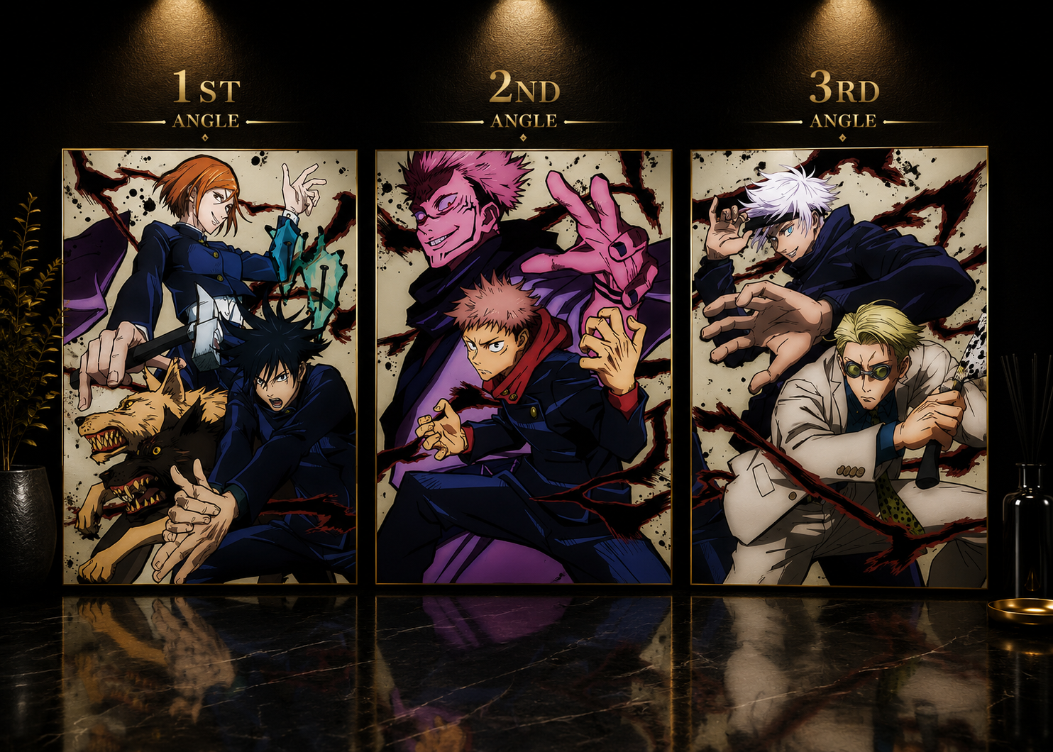Jujutsu Kaisen 3-Angle Lenticular Poster